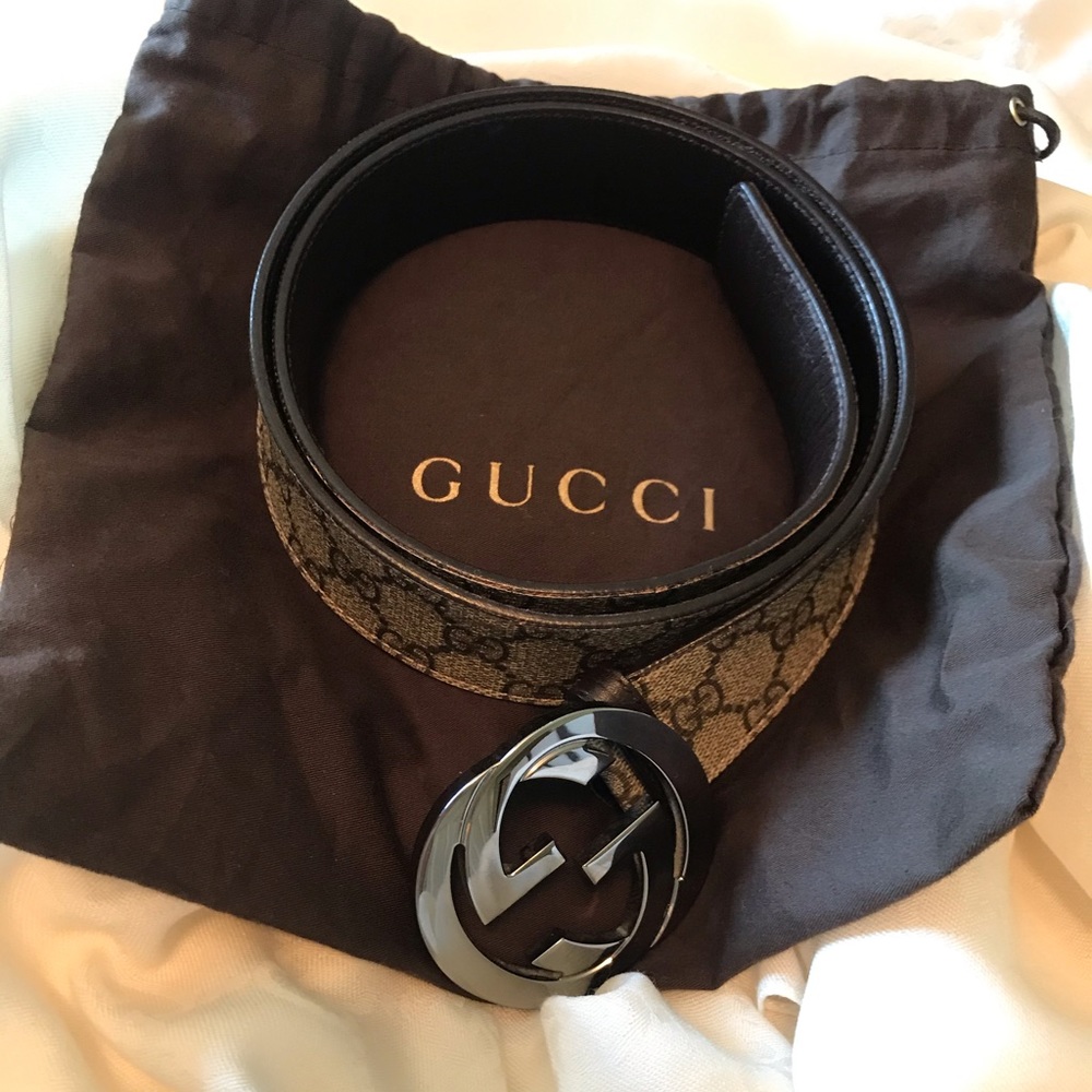 Men’s GG Supreme Belt with G buckle